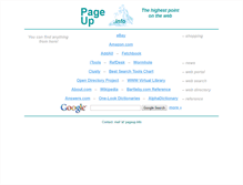 Tablet Screenshot of pageup.info